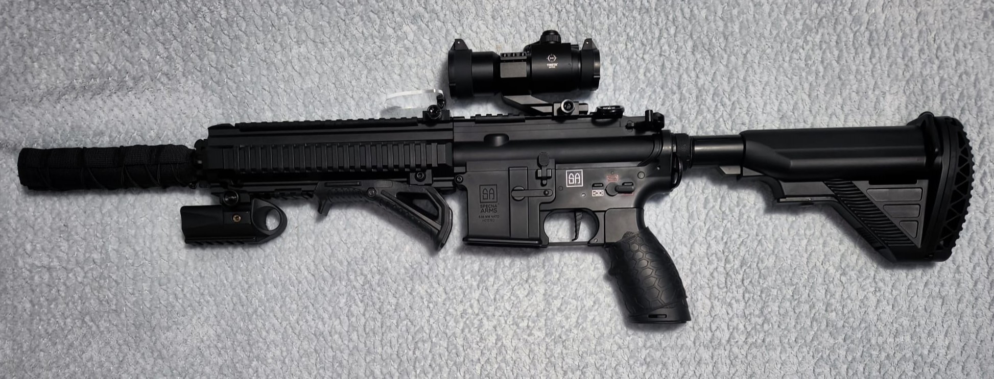 A real photo din Replica asalt SA-PH20 PRIME HAL ETU Specna Arms Negru by Cosmin (2)