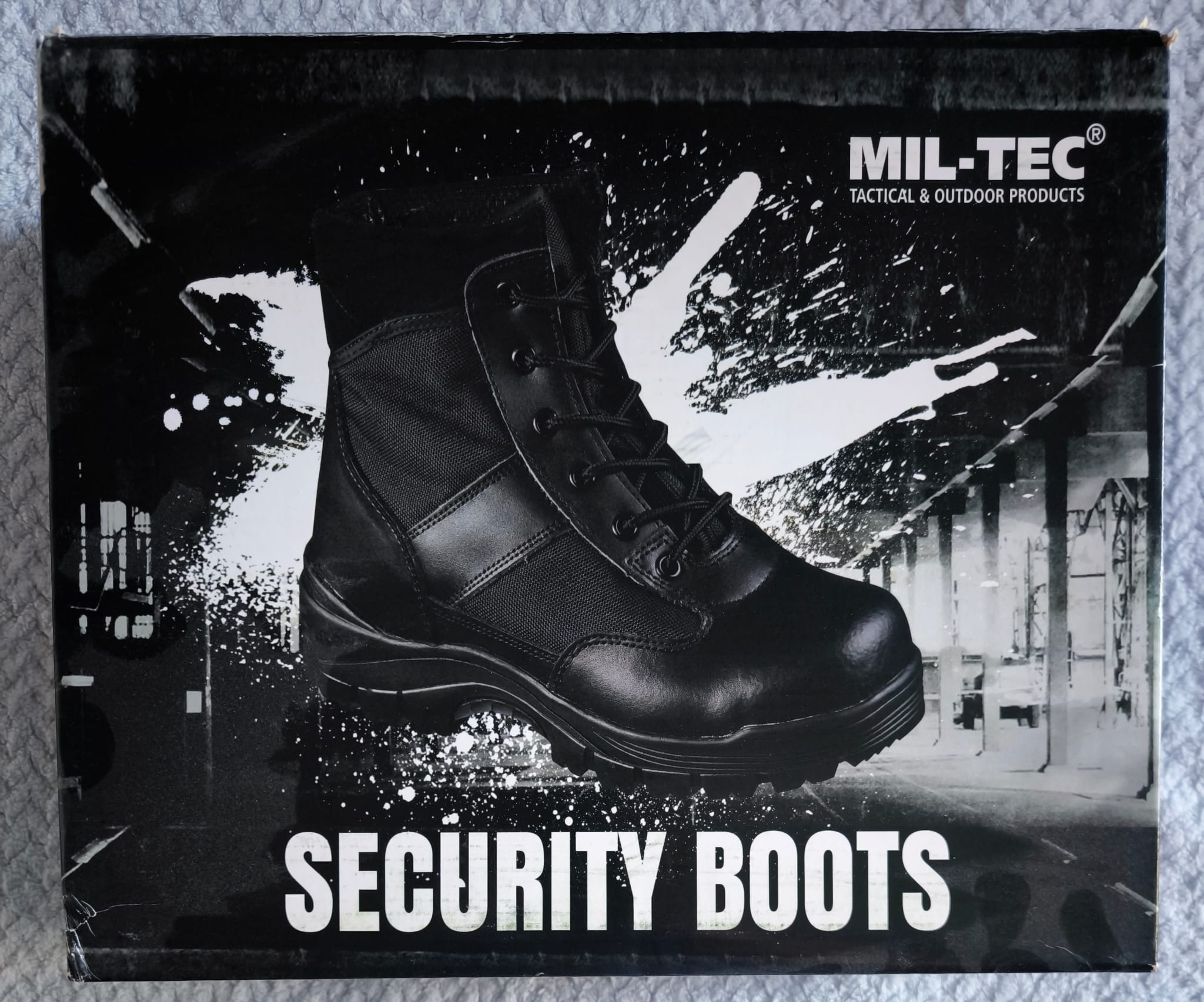A real photo din Bocanci militari Mil-Tec Security Negru 43 by Cosmin (5)