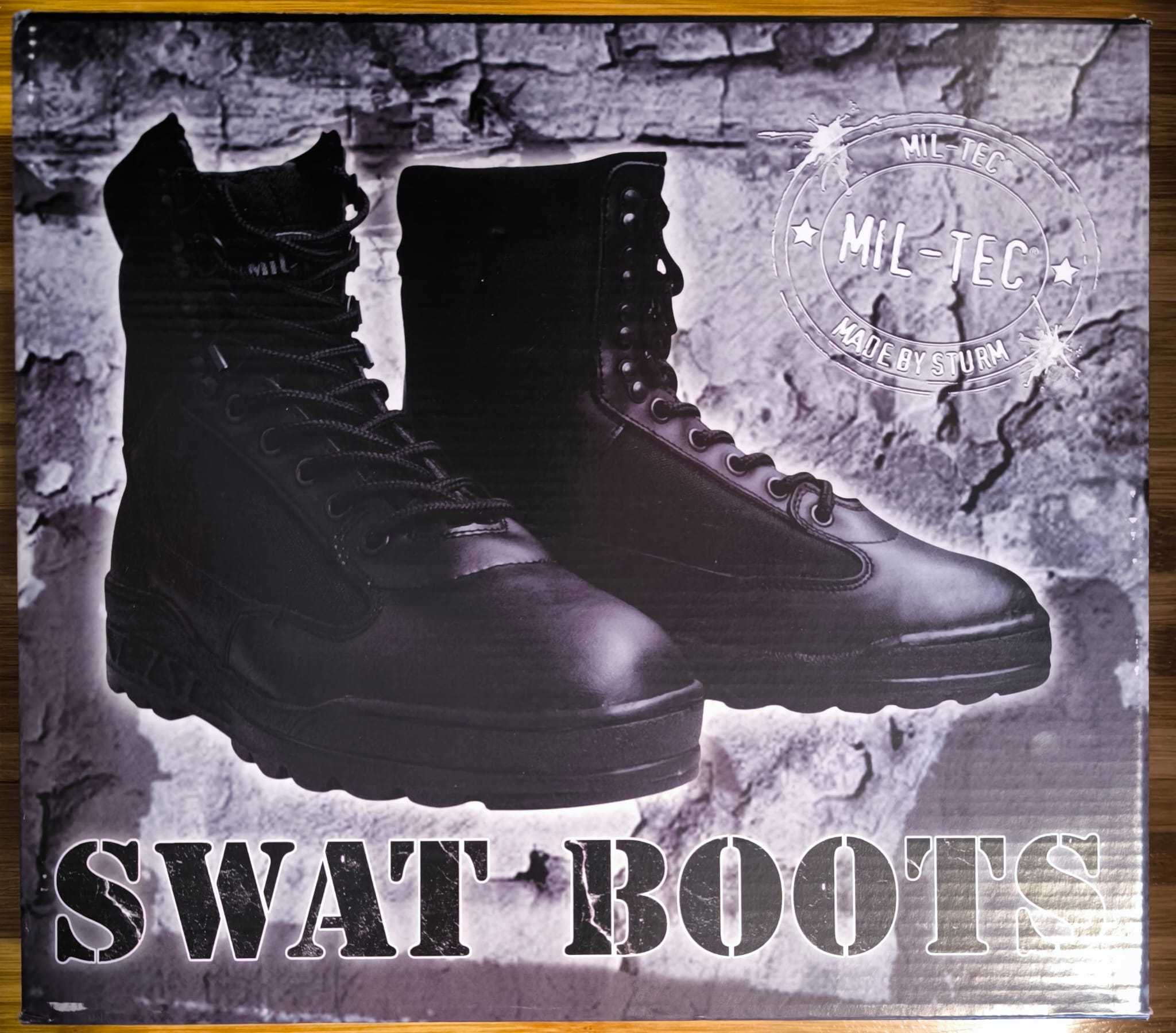 A real photo din Bocanci militari Mil-Tec Swat Negru 43 by Cosmin (1)