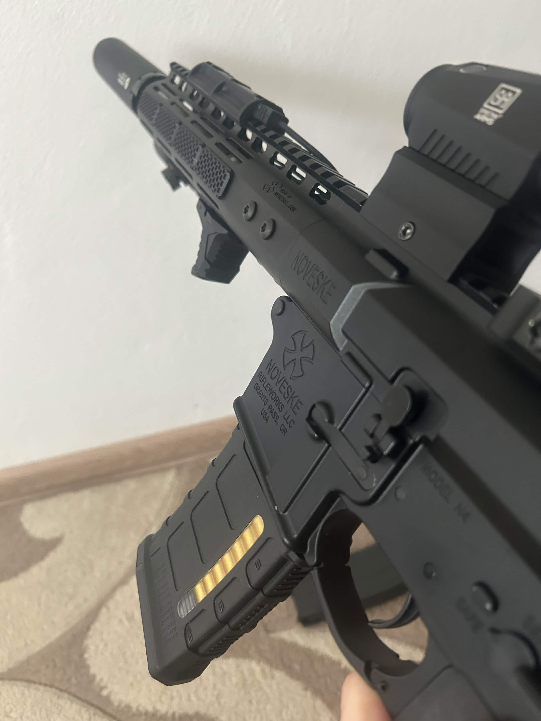 A real photo din Replica Noveske N4 MWS Gen3 gaz EMG by Rares (1)