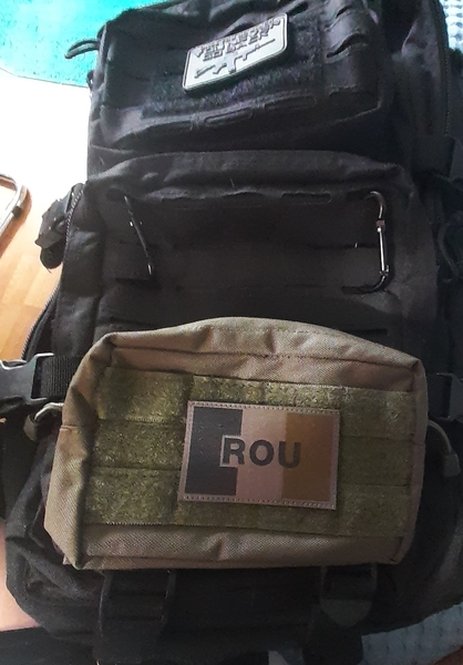 A real photo din Pouch utilitar Molle Small Olive by Florin (2)