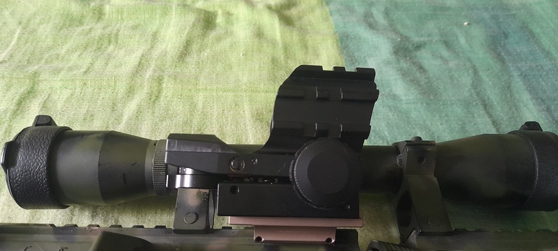 A real photo din Red Dot RIS Open Reflex Theta Optics by Testos (1)