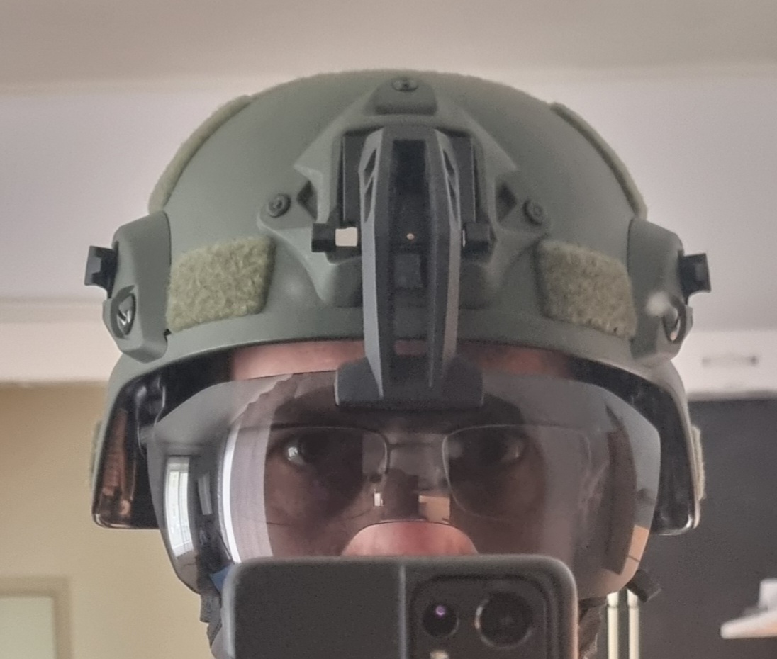 A real photo din Ochelari casca pentru montura NVG FMA Negru by Krait (3)