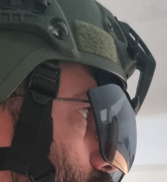 A real photo din Ochelari casca pentru montura NVG FMA Negru by Krait (4)