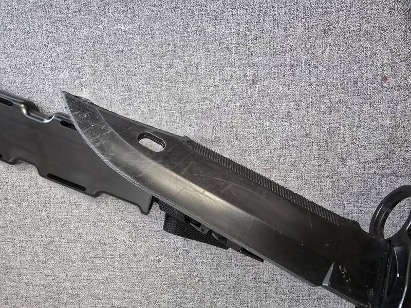 A real photo din Baioneta M4 CYMA Negru by CONSTANTIN  (3)