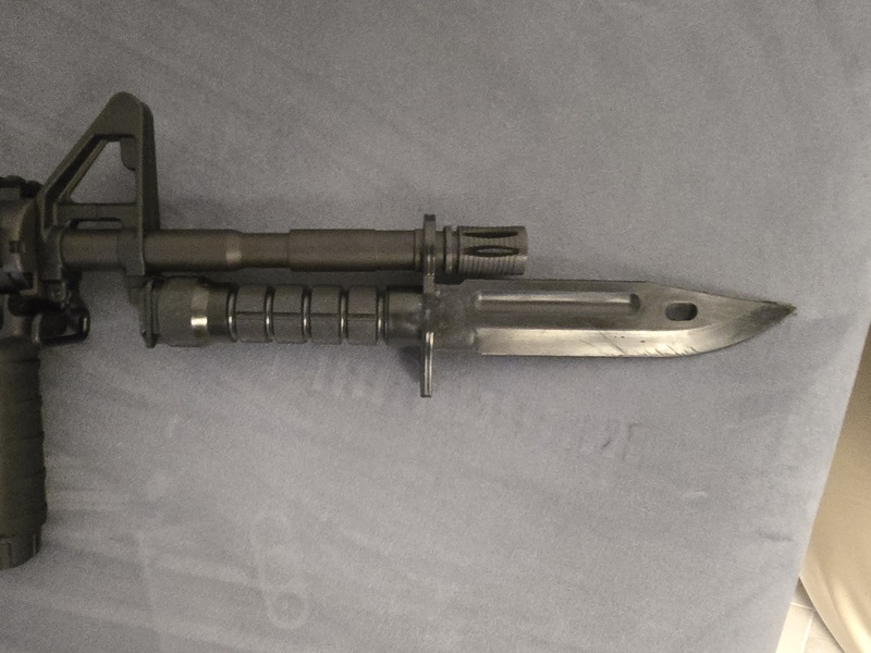 A real photo din Baioneta M4 CYMA Negru by CONSTANTIN  (1)