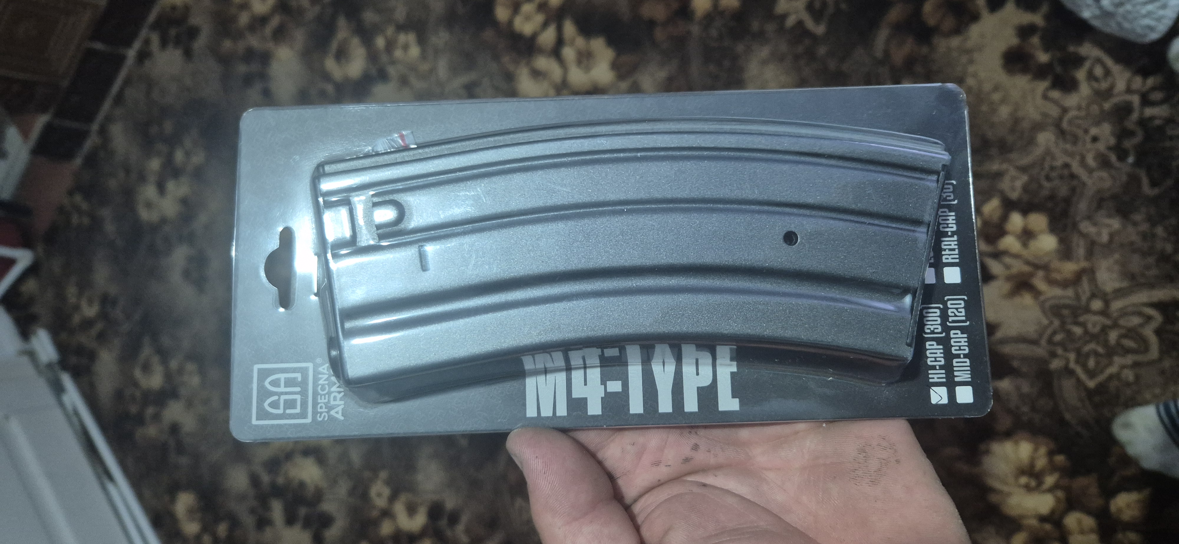 A real photo din Incarcator hi cap 300 bile Specna Arms Grey by Dumy (2)