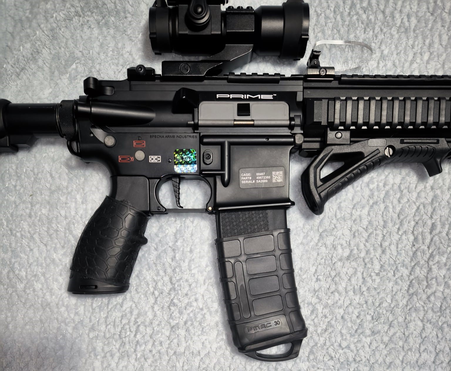 A real photo din Replica asalt SA-PH20 PRIME HAL ETU Specna Arms Negru by Cosmin (4)