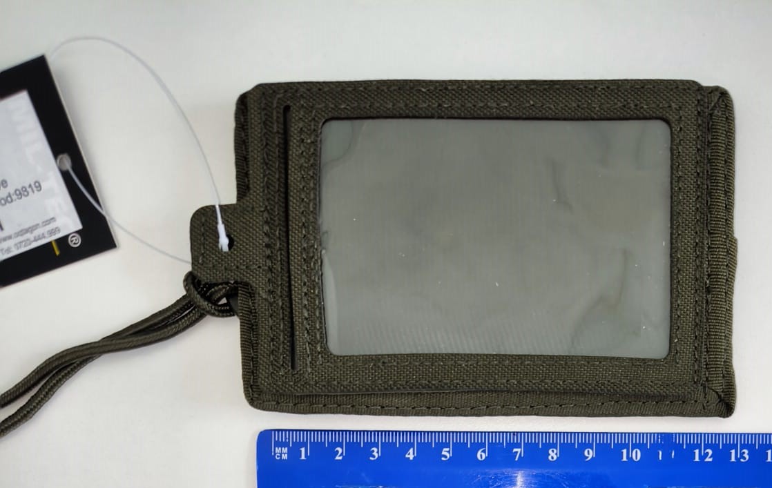 A real photo din Port Card ID Mil-Tec Olive by Andy (1)