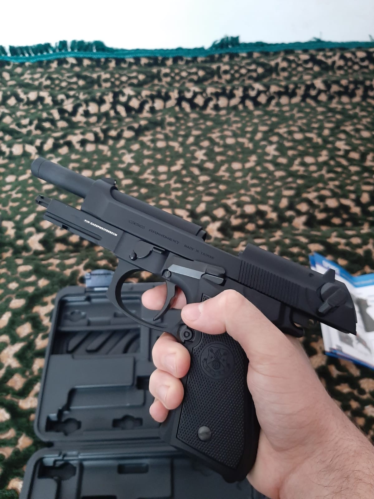 A real photo din Replica pistol GPM92 MS GBB G&G Negru by Valentin (1)