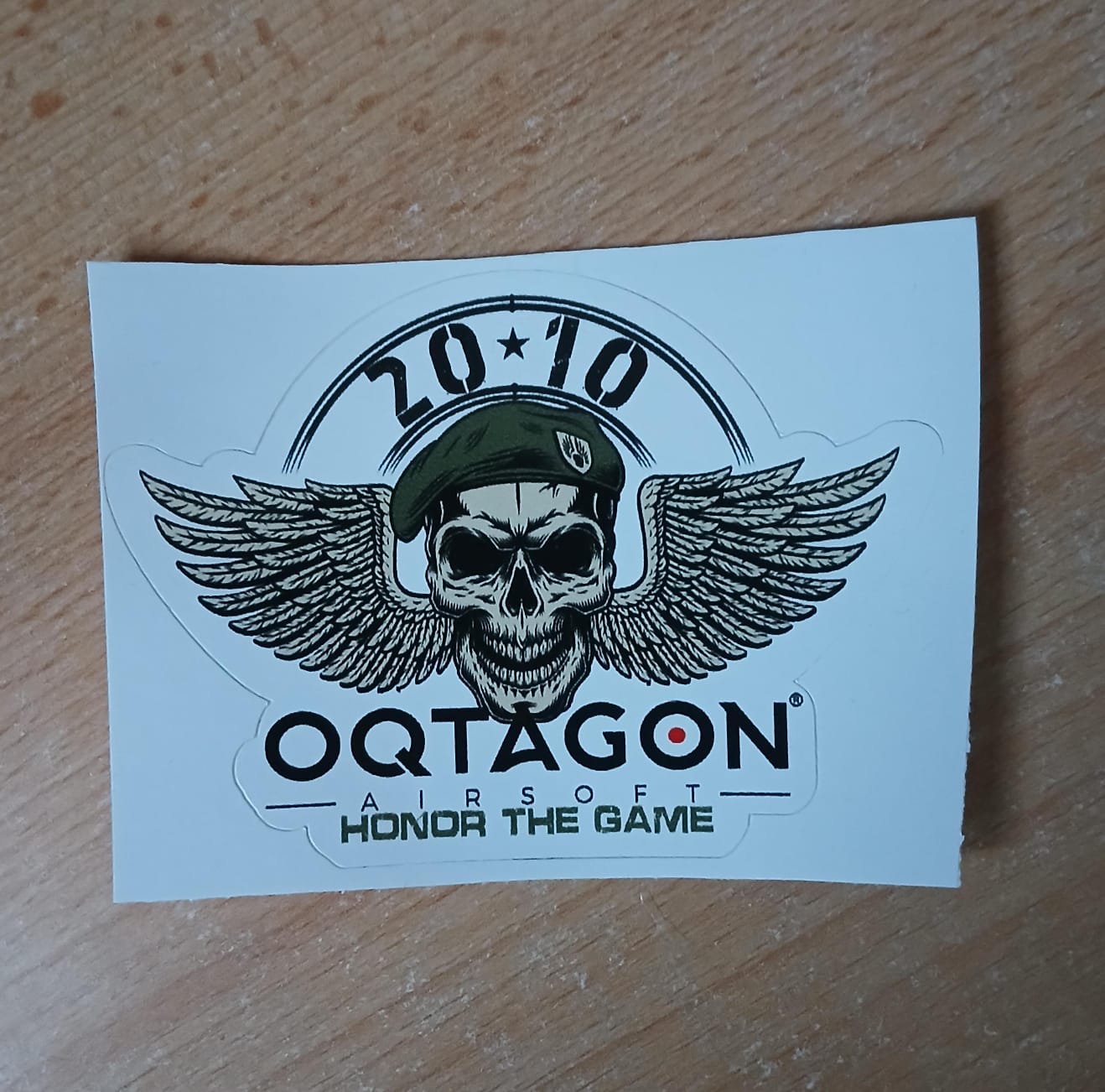 A real photo din Sticker Oqtagon by Sebastian (1)