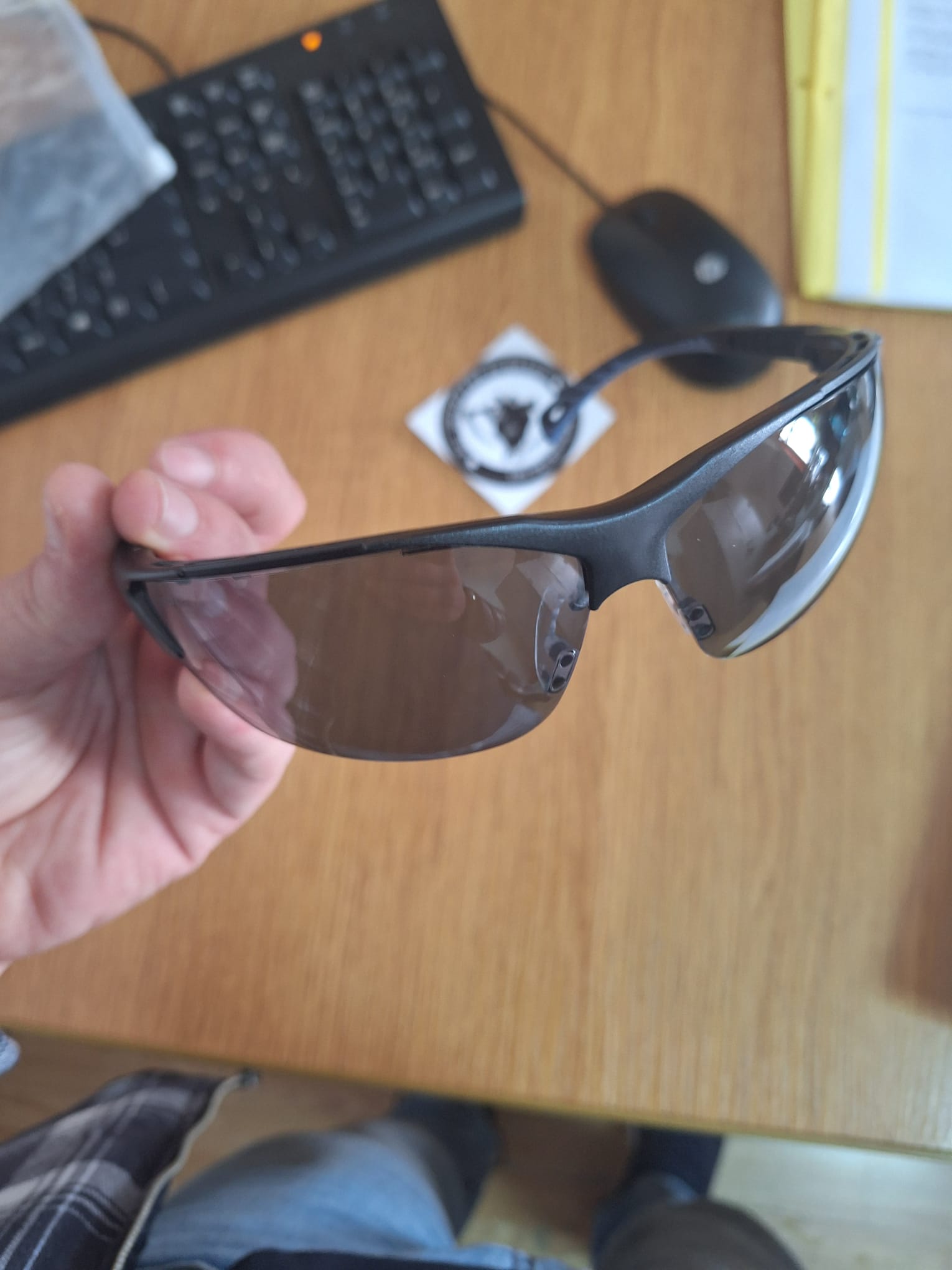 A real photo din Ochelari Venture 3 Gray Antifog Pyramex by Alex (2)