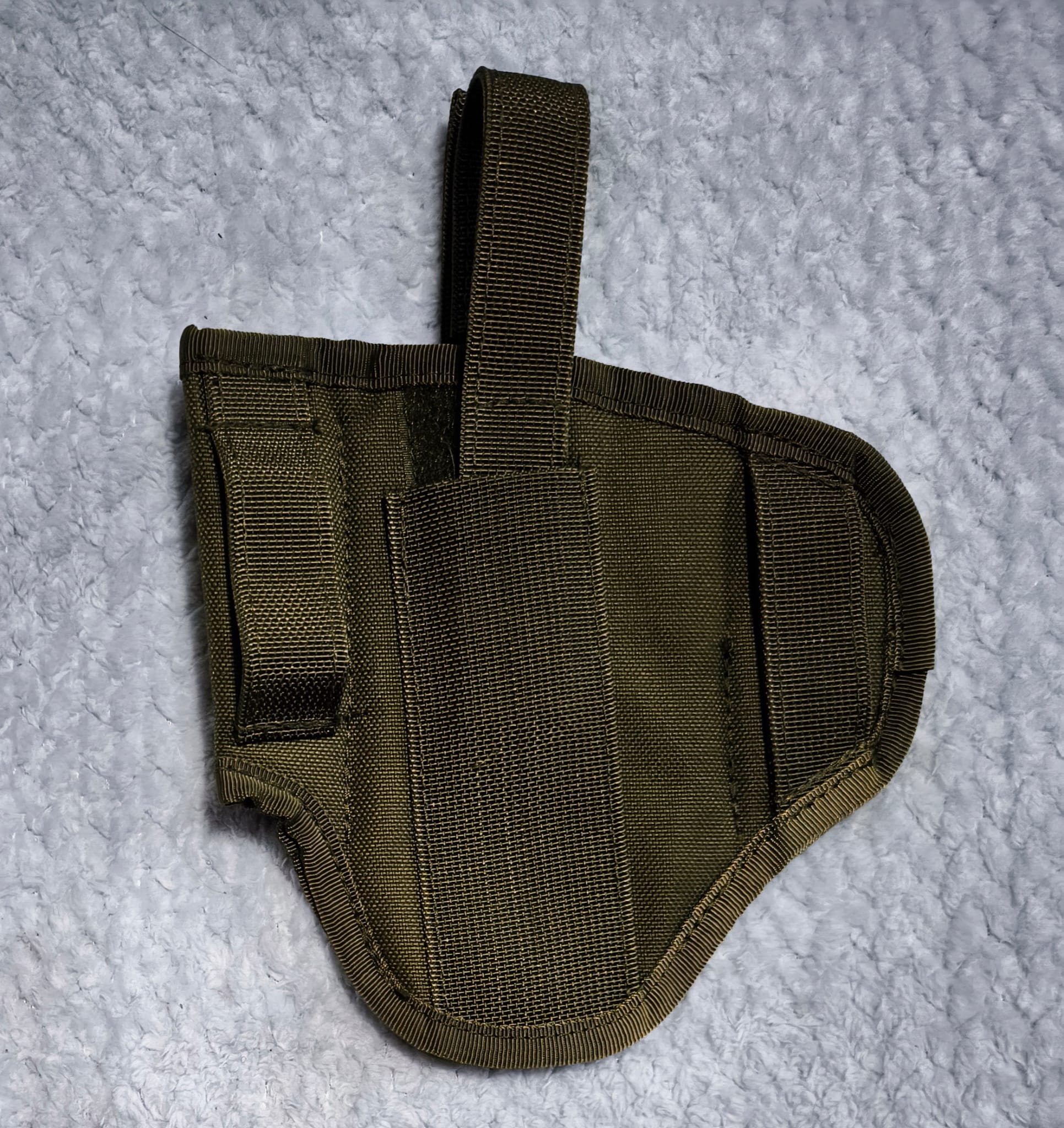 A real photo din Toc pistol curea ambidextru 8Fields Olive by Cosmin (4)