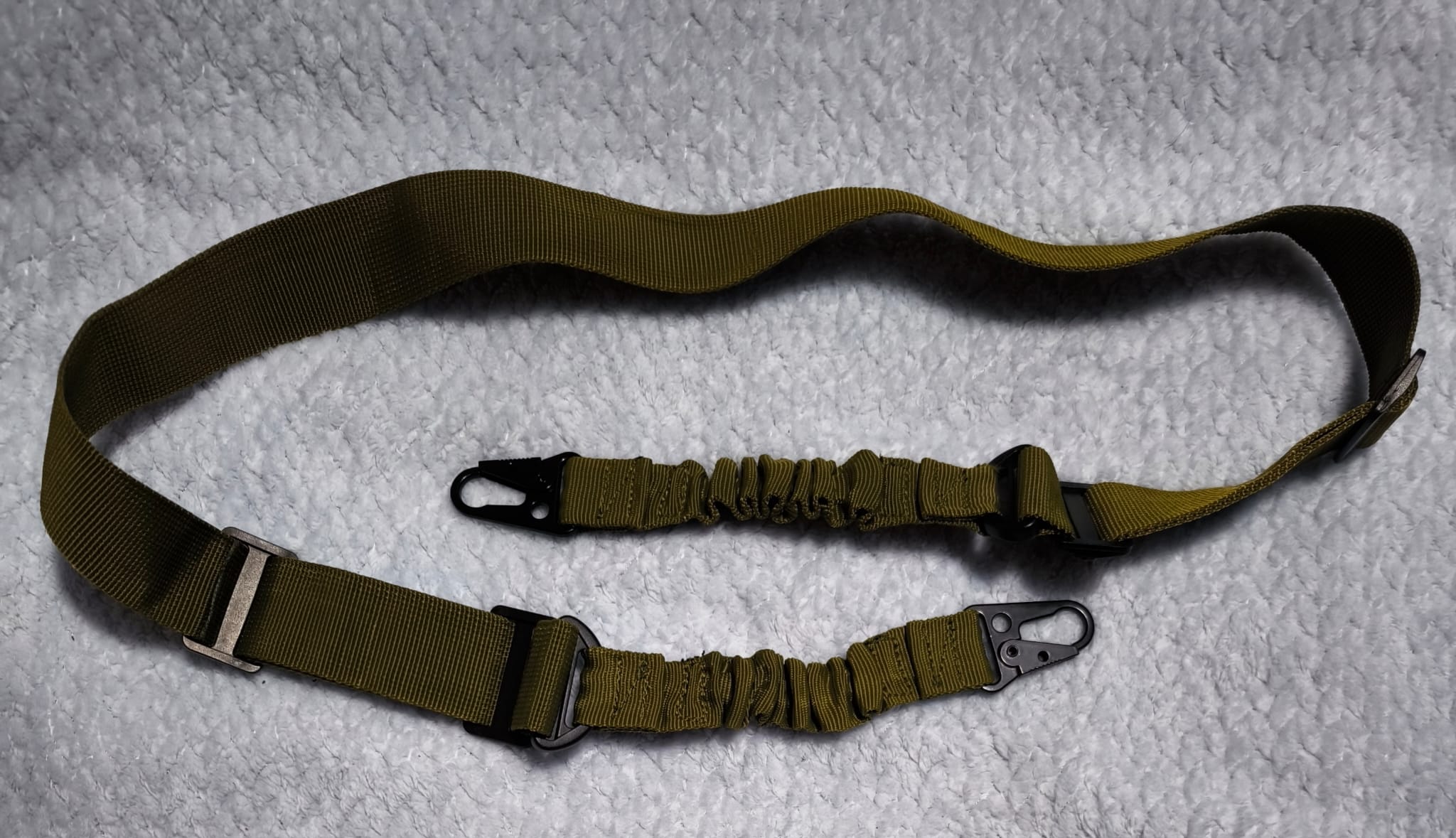 A real photo din Curea tactica 2 puncte Bungee Olive 8Fields by Cosmin (6)