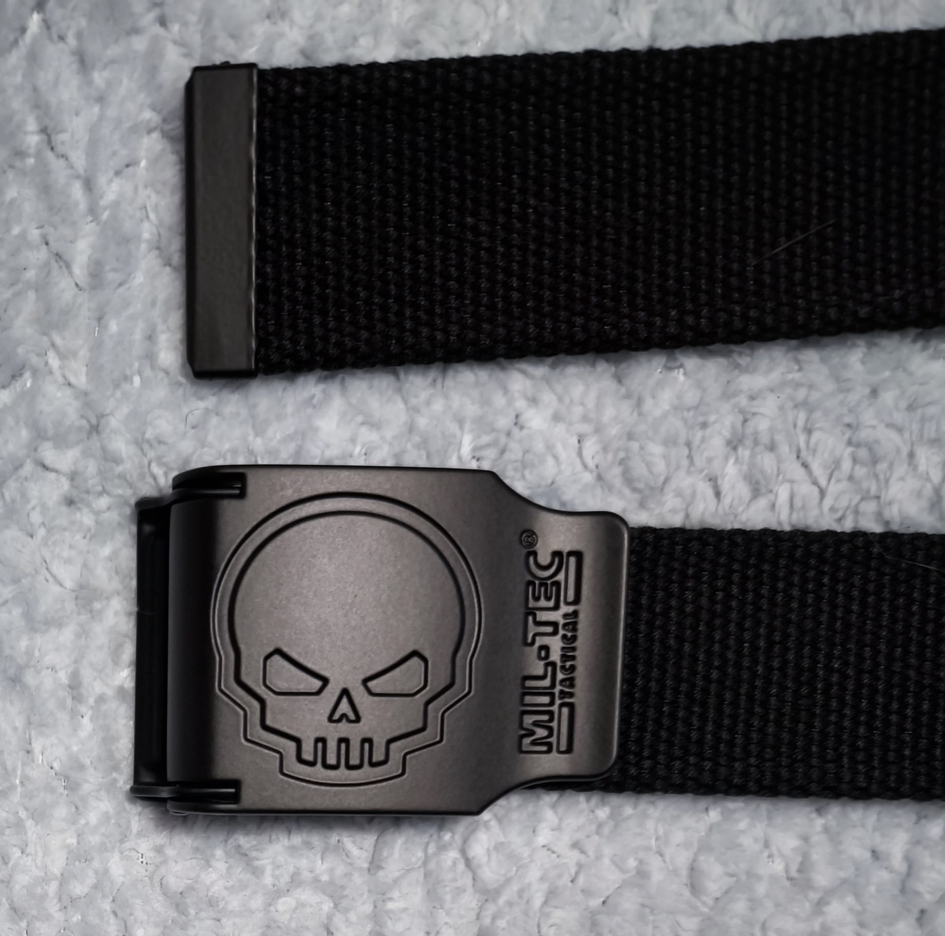 A real photo din Curea pantaloni 40mm Skull Mil-Tec Negru by Cosmin (5)