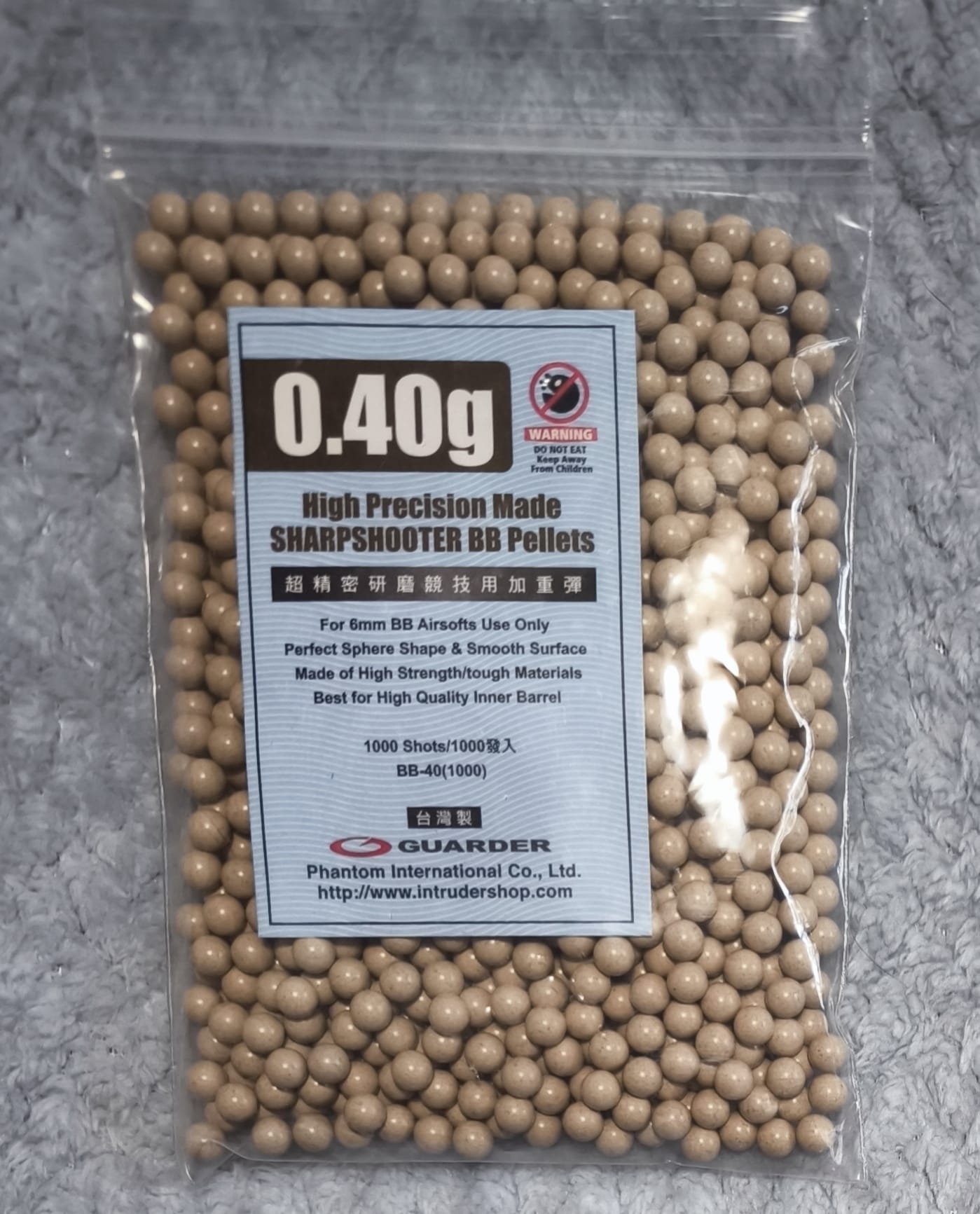 A real photo din Bile High Precision Made 0.40g 1000buc Guarder by Cosmin (5)