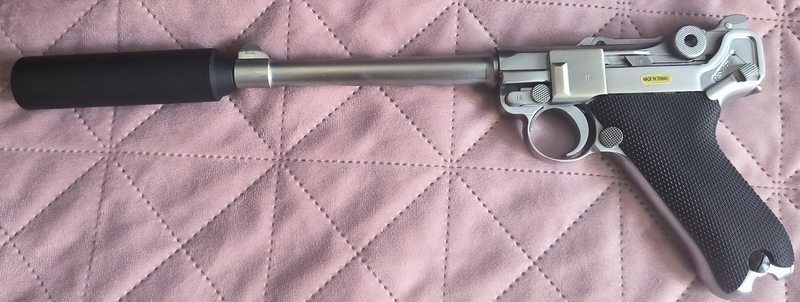 A real photo din Replica pistol P08 crom gas WE by RAZVAN (1)