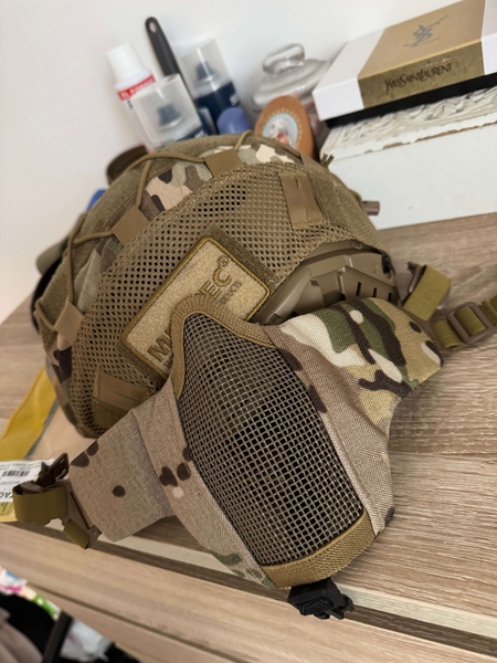 A real photo din Masca plasa Half Face 2.0 FAST PJ Multicam by Ady (4)