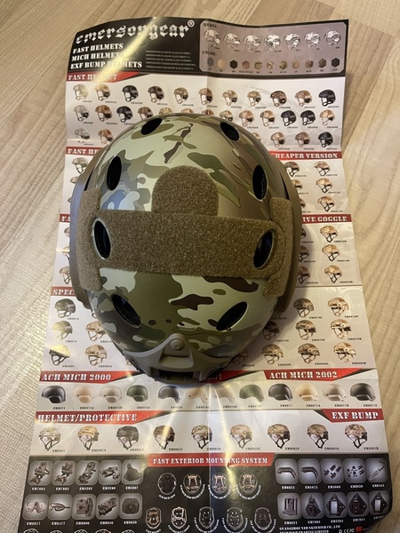 A real photo din Casca FAST PJ Emerson Gear Multicam by Buliga (2)