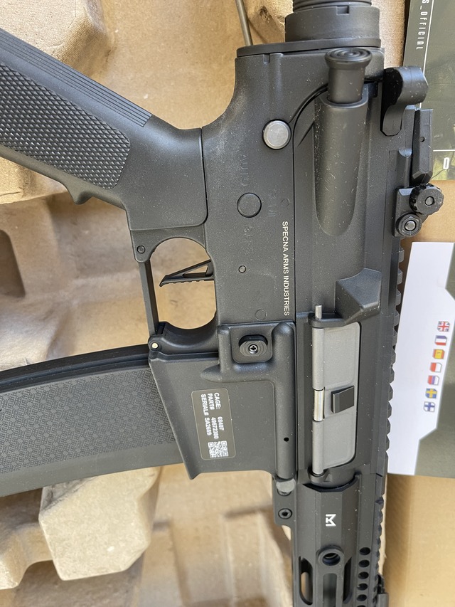 A real photo din Replica asalt SA-C21 CORE HAL ETU Specna Arms Negru by Stefan (5)