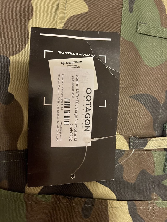 A real photo din Pantaloni Mil-Tec BDU Straight Cut Woodland M by Stefan (1)