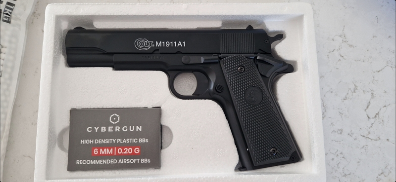 A real photo din CyberGun HPA Colt 1911 metal slide by Bogdan (1)