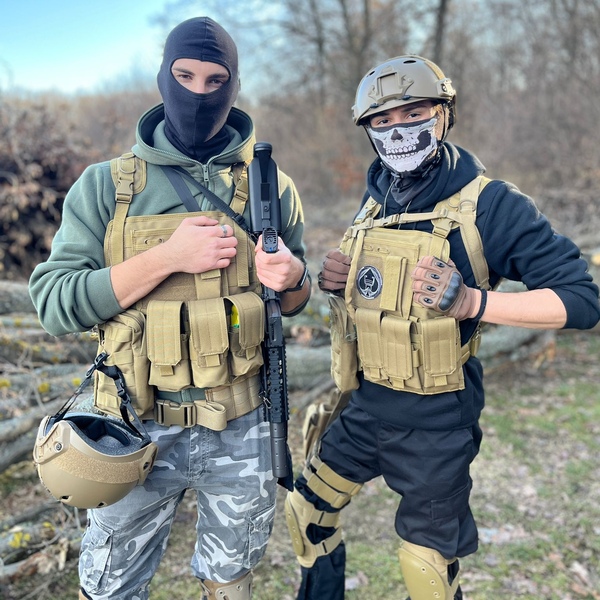 A real photo din Vesta tactica MBSS Plate Carrier Coyote by Hans (2)