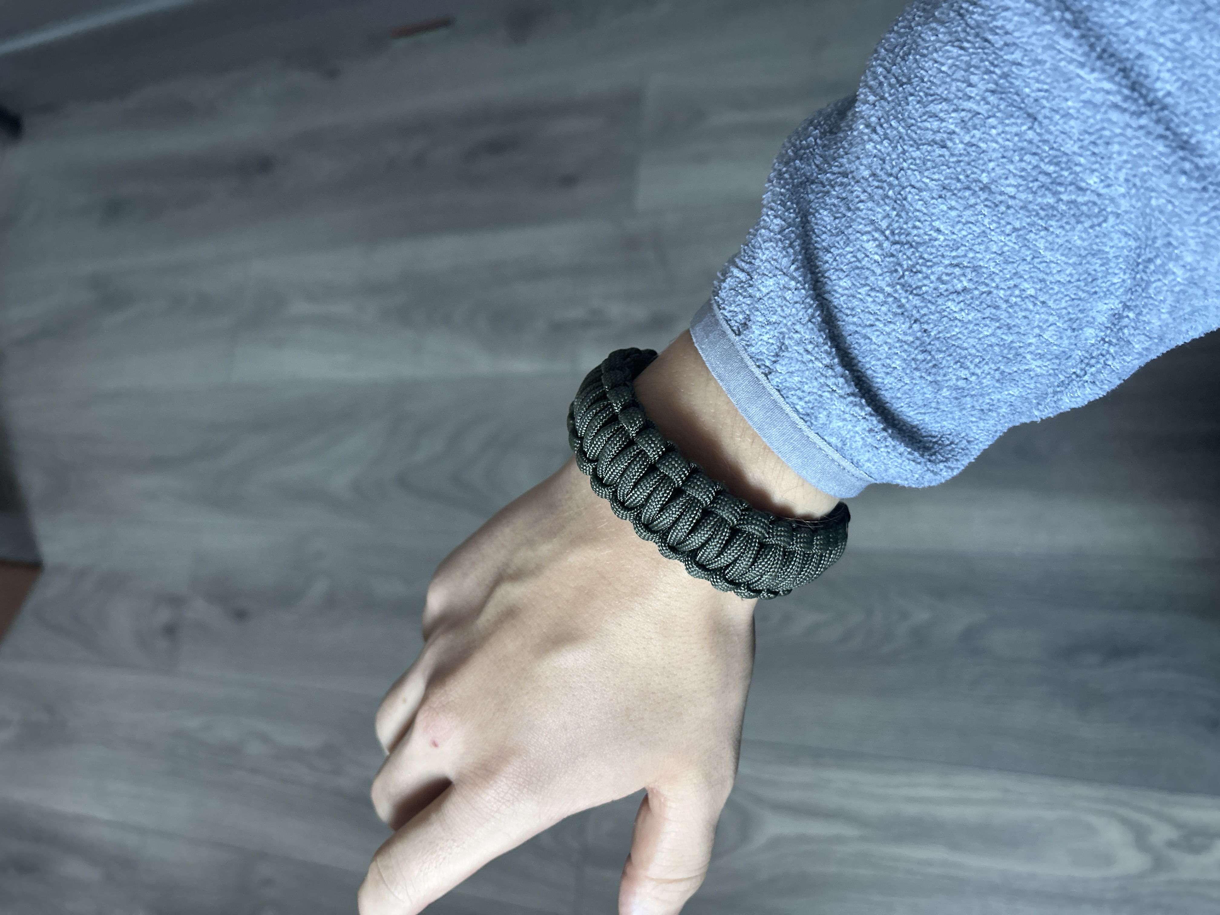 A real photo din Bratara Paracord Invader Gear OD by Japan (1)