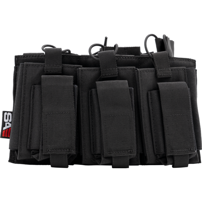 Portincarcator 3 buzunare Swiss Arms Negru