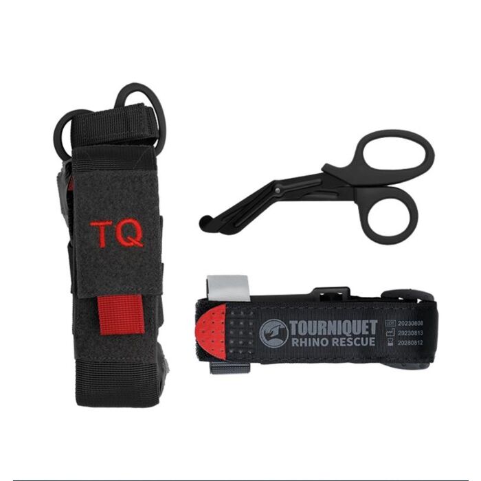 Turnichet tactic Rhino Rescue cu foarfeca Negru
