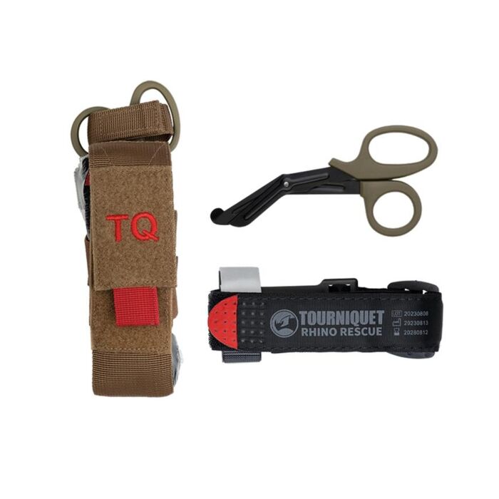 Turnichet tactic Rhino Rescue cu foarfeca Coyote