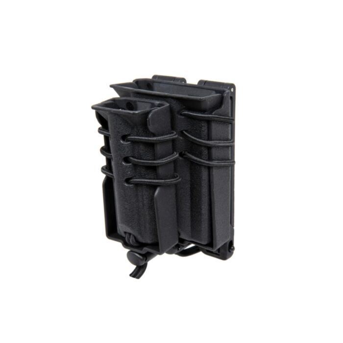 Portincarcator dublu M4/M16 si 9 mm Urban Assault Quick Wosport Negru