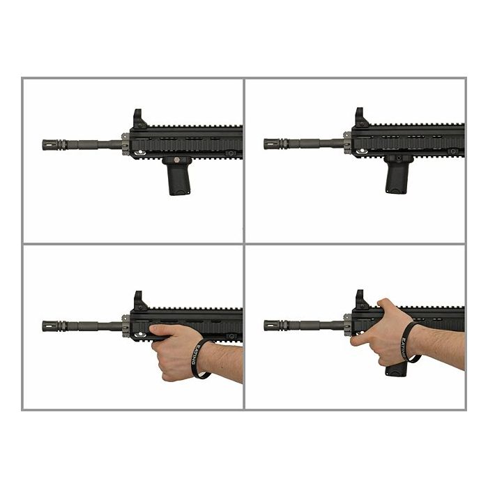 Maner vertical scurt Element Negru