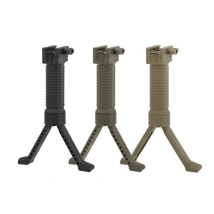 Bipod/Maner pentru RIS negru ACM