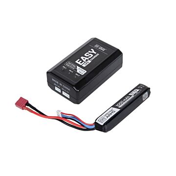 Set acumulator LiPo 1000mAh 11.1V 20C Deans cu alimentator Specna Arms