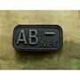 Patch Bloodtype AB NEG cauciuc, Blackops JTG thumbnail