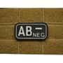 Patch Bloodtype AB NEG cauciuc SWAT JTG thumbnail