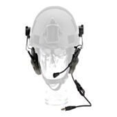 Casti M32H Plus cu prindere pe casca tactica Earmor Olive