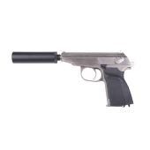 Replica pistol Makarov GBB WE Silver