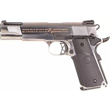 Replica pistol Colt 1911 Ported Gas GBB Cybergun Silver