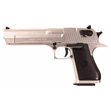 Replica pistol Desert Eagle .50AE Gas GBB Cybergun Silver cu cutie