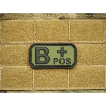 Patch Bloodtype B POS cauciuc Forest JTG