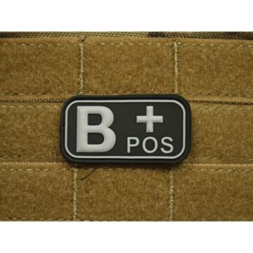 Patch Bloodtype B POS cauciuc, SWAT JTG