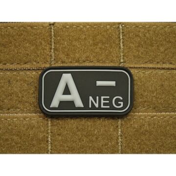 Patch Bloodtype A NEG cauciuc, SWAT JTG