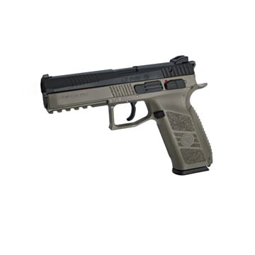 Replica pistol CZ P-09 GBB Dark Earth ASG + cutie