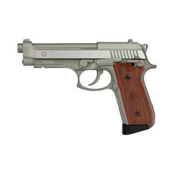 Replica pistol PT92 GBB CO2 Full Metal Cybergun Silver