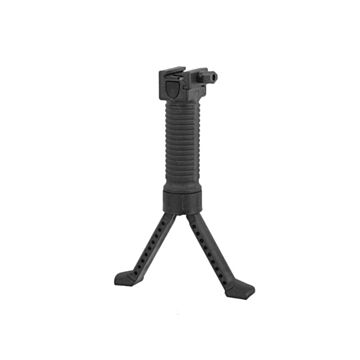 Bipod/Maner pentru RIS negru ACM
